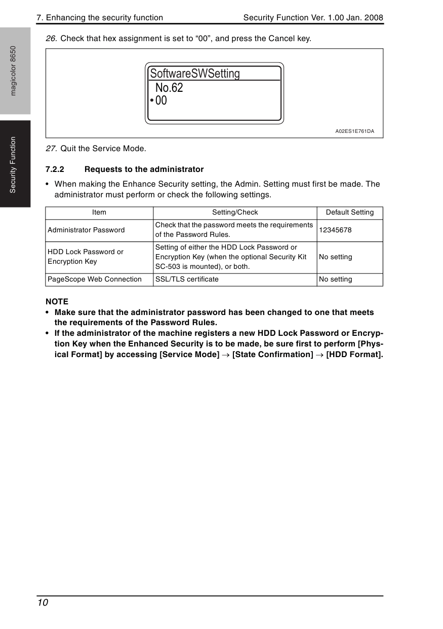 Konica-Minolta magicolor 8650 SECURITY-FUNCTION Service Manual-2